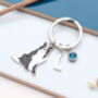 Personalised Border Collie Keyring, thumbnail 4 of 11