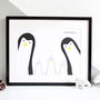 Penguin Family Selfie, Personalised Print, thumbnail 2 of 11