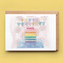 Rainbow Cake Birthday Card, thumbnail 1 of 2