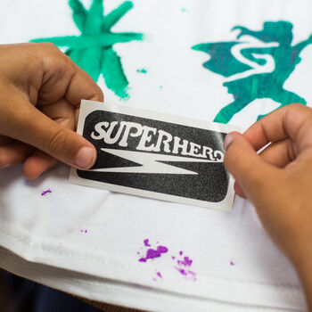 Children's Superhero Girl T Shirt Painting Kit, 6 of 7