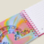 Rainbow Popper Notebook, Star Popper Pen, Christmas Eve Box, Stocking Fillers, thumbnail 3 of 4