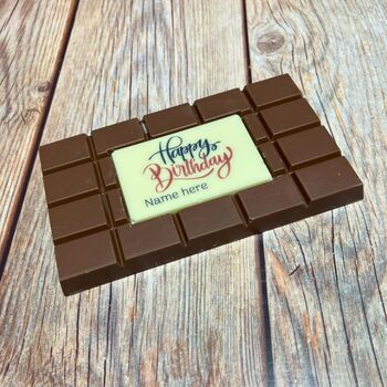 Personalised Chocolate Break Bar, 8 of 11