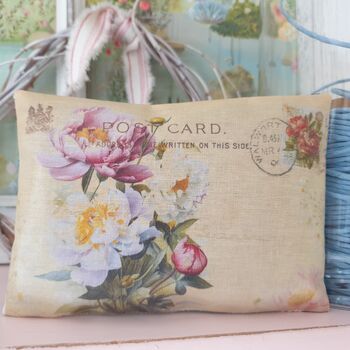 Floral Illustration Fabric Gift Sachets, 7 of 8