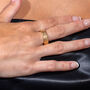 Middle Hula Ring In Gold Vermeil Plated, thumbnail 2 of 8