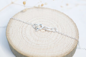 Sterling Silver Paw Print Necklace, 4 of 5