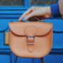 Small Leather Satchel Bag, thumbnail 2 of 10