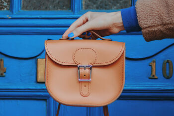 Small Leather Satchel Bag, 2 of 10