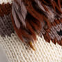 Highland Cow Cushion Cover Easy Knitting Kit, thumbnail 5 of 6