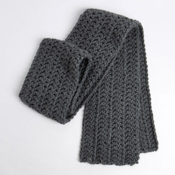 Beginner Basics Scarf And Hat Crochet Kit, 5 of 8