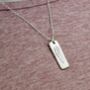 Personalised Angel Wing Dog Tag Necklace, thumbnail 2 of 4