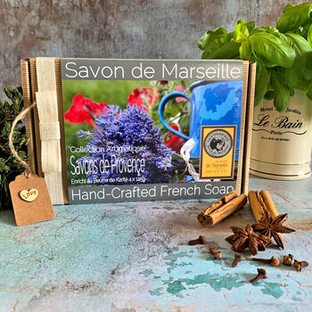 Handmade French Soaps 'Aromatic' Gift Set, 5 of 6