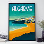 Algarve Travel Poster Art Print, thumbnail 2 of 4