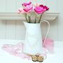 Large Paper Anniversary Rose Flowers With Jug And Tag, thumbnail 1 of 6