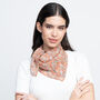 Chiffon Silk Neckerchief Crosshatch, thumbnail 7 of 7