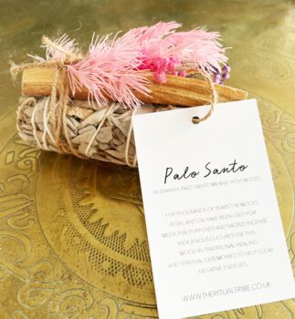 Sage And Palo Santo Bundle Gift Boxed, 3 of 10