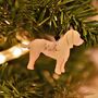 Personalised Wooden Dog Christmas Tree Decoration, thumbnail 3 of 9