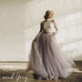 Ivory And Cream Ombre Wedding Skirt For Modern Brides, thumbnail 6 of 12