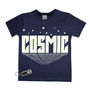 Cosmic Glow In The Dark Interactive Kids T Shirt, thumbnail 3 of 6