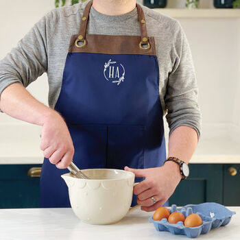 Eucalyptus Monogram Personalised Apron, 5 of 5