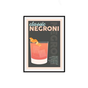 Negroni Cocktail Print, 9 of 9