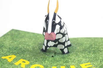 Personalised Popup Cow Birthday Card, 2 of 5
