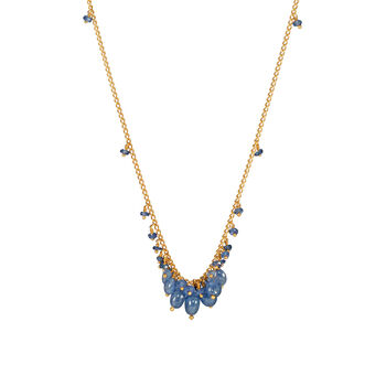 Sapphire Necklace With Oval Beads, 3 of 6