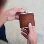 Personalised Leather Hip Flask, thumbnail 5 of 11