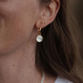 Lovestud 14k Gold Vermeil Earrings, 2 of 5