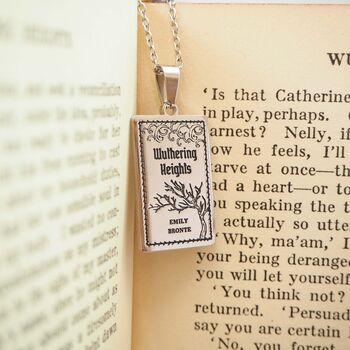 Wuthering Heights Book Necklace, 3 of 7