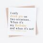 Funny Birthday Card For A Gin Lover, thumbnail 1 of 2