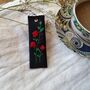 Bookmark With Hand Embroidered Red Rose, thumbnail 7 of 7