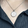 Personalised Silver Plated Lucky Sixpence Necklace, thumbnail 1 of 3