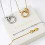 Personalised Glistering Eclipse Pendant In Silver, thumbnail 1 of 7