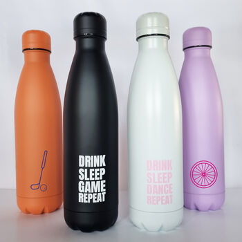 Personalised Hobby Water Bottle, 2 of 9