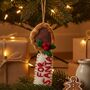 Handmade Felt Snack For Santa Hanging Decoration, thumbnail 1 of 9