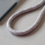 Grey Marl Phone Strap Universal Crossbody Rope Lanyard, thumbnail 3 of 3