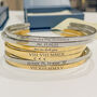 Personalised Gold Or Silver Plated Engraved Bracelet, thumbnail 8 of 9