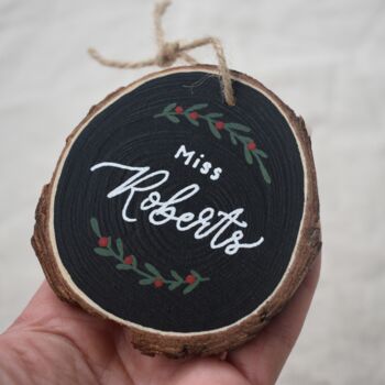 Personalised Christmas Tree Decoration Ornament, 4 of 5