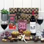 Luxury Bordeaux Red Wine Hamper With Truffles And Savoury Snacks, thumbnail 1 of 2