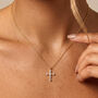 Gold Or Silver Cross Necklace, thumbnail 7 of 10