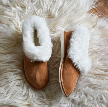 Eve Sheepskin Boots Slippers, 3 of 6