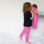 Hot Pink Leopard Children And Baby Leggings, thumbnail 4 of 5