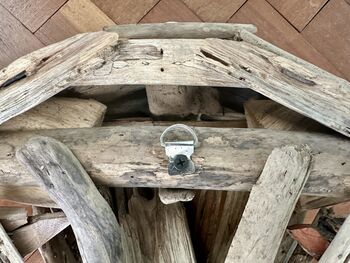 61cm Driftwood Bull Head With Horns Wooden Wall Decor, 9 of 9