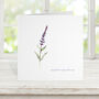 Sympathy Card, Loss Memorial Card, Wild Flower Zx1, thumbnail 1 of 3