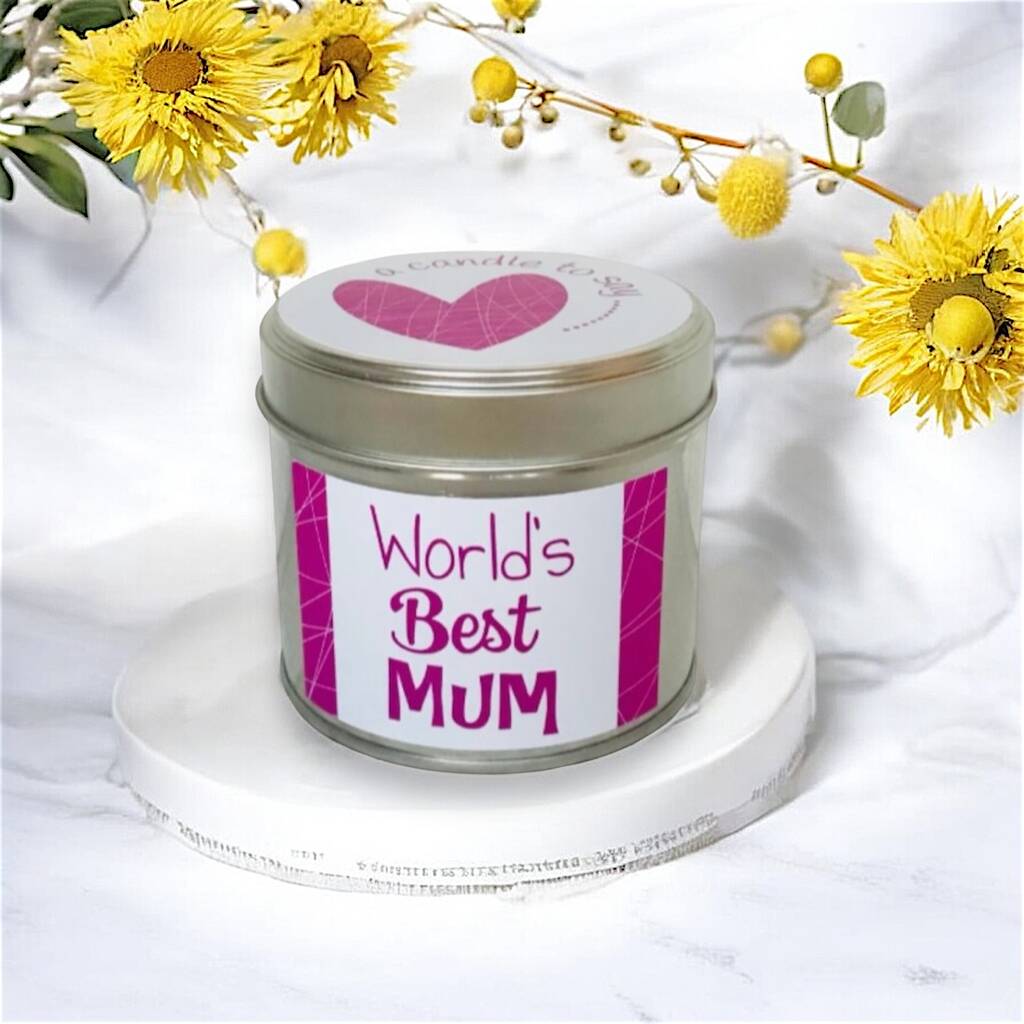 Worlds Best Mum Candle