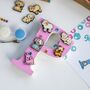 Personalised Paint Your Own Baby Animal Wooden Letter, thumbnail 1 of 10