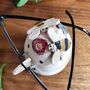 Bees Handmade Pottery Glasses Holder. Bumblebees And Flowers Design, thumbnail 4 of 6