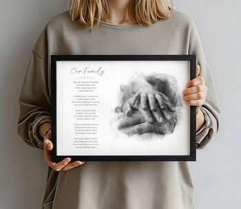 Personalised Wedding Vows Photo Poem Print, 5 of 12