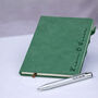 Personalised Notebook And Pen Set – Custom Name Gift – Multiple Colours, thumbnail 7 of 12