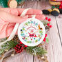 Personalised Kids First Christmas Decoration Ornament Gift, thumbnail 5 of 7